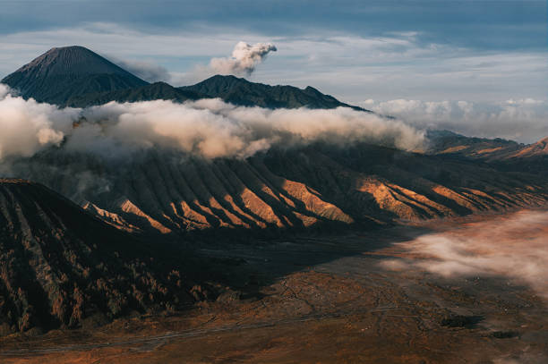 Mount Bromo volcano (Mount Bromo)in Bromo Tengger Semeru National Park, East Java, Indonesia