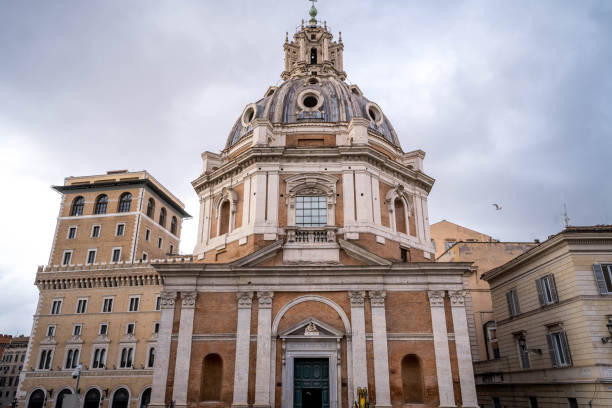 istock Santa Maria di Loreto (Church of Saint Mary of Loreto) in Rome, Italy 2162655252