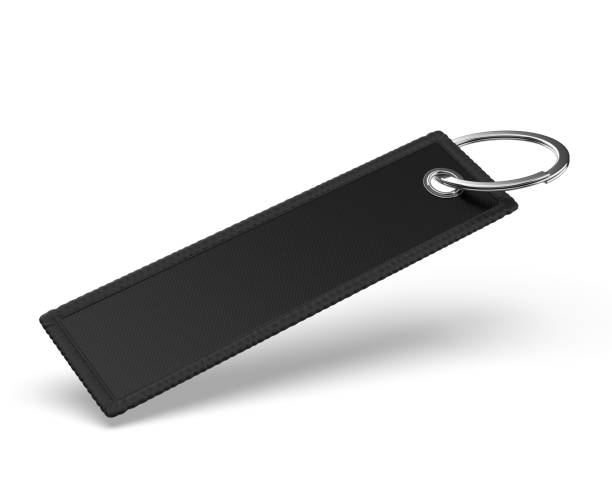 istock Embroidery Key Tag Keychain and Luggage Tag Blank Template. 2162657200