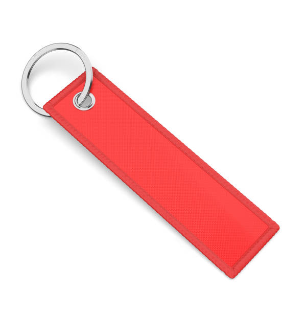 istock Embroidery Key Tag Keychain and Luggage Tag Blank Template. 2162657225