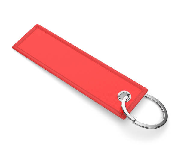 Keychain - Rectangle - Crawfish - Leather Keychain - Rectangle - Crawfish - Leather