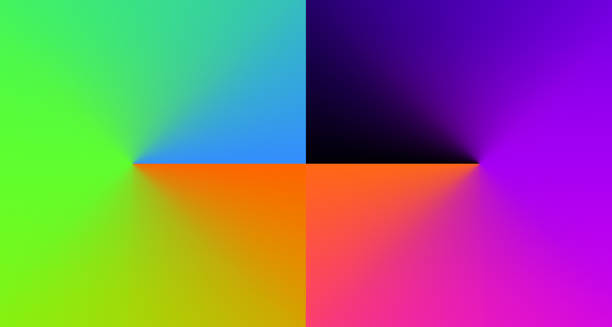 istock abstract minimalism digital neon light band effect wallpaper background for digital concept 2162658419