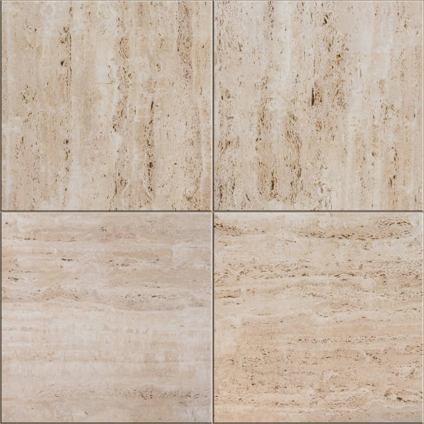 istock (5k image) Seamless 4x4 Tile Stone Travertine Beige Texture 07 2162660711