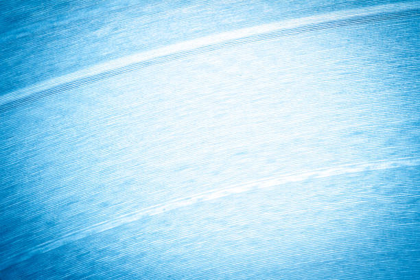 Macro shot of blue vinyl record. Surface of an old vinyl record. Shallow depth of field.