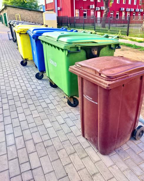 istock Colorful garbage bins outdoor 2162663293
