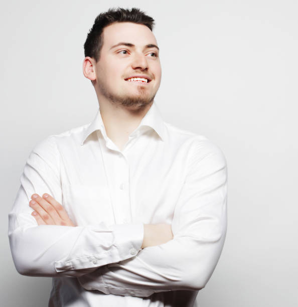 istock young business man wearing white shirt 2162664526