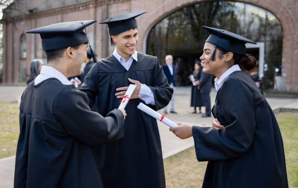 istock Students looking very happy on their graduation day 2162665181