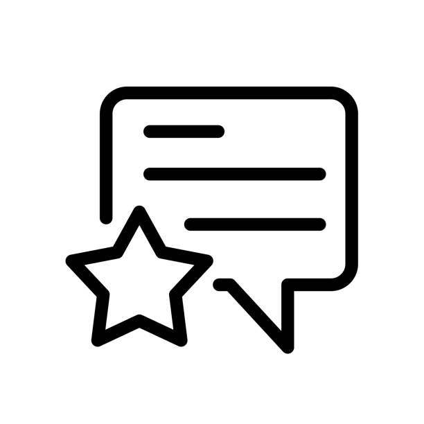 illustrations, cliparts, dessins animés et icônes de vector graphics. seo marketing, analytics, advertising, business icon. linear icon, feedback button. linear icons such as feedback, message icon, and thumb up. - classification