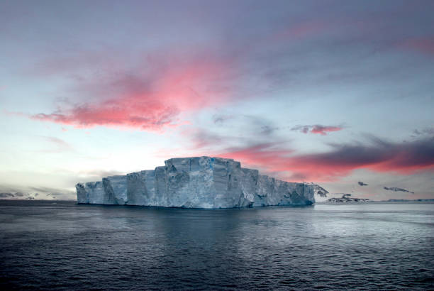 Huge iceberg in the Antarctic Ocean