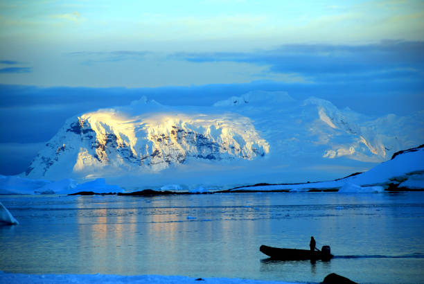 istock Dramatic polar landscape in Antarctica 2162690010