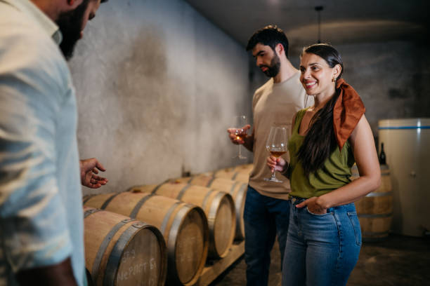istock Wine cellar with my friends 2162693177