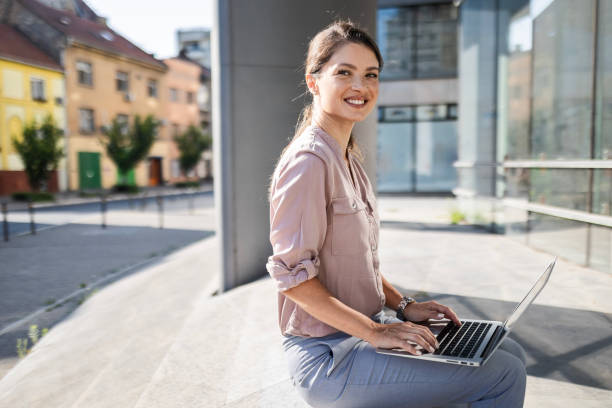 istock Businesswoman Using Laptop 2162695865
