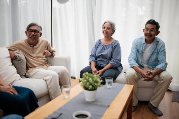 istock Friends sitting at home 2162708155