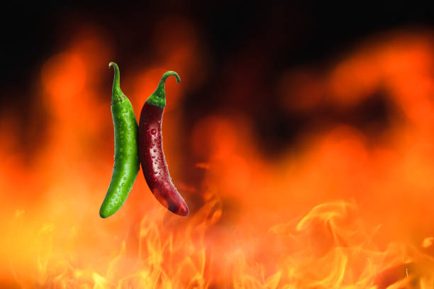 istock red and green grilled chillies 2162708449