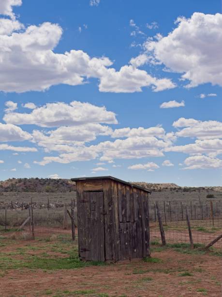 istock Old wood outhouse at Hubbell trading post 2162709231