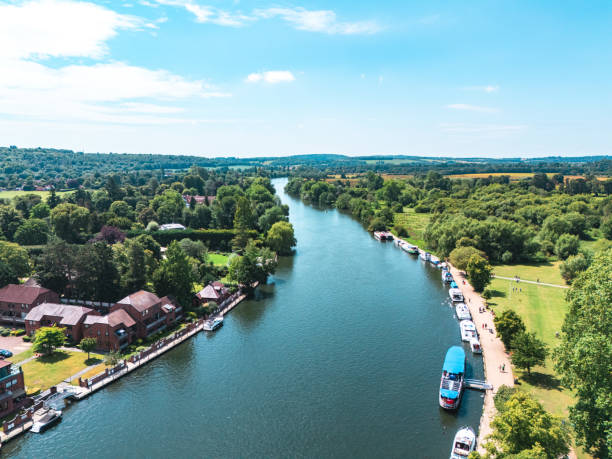 istock Meadow and trees along Thames river at Marlow, Buckinghamshire, UK 2162716822