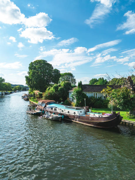 istock Houseboat on The Thames river, UK 2162717034