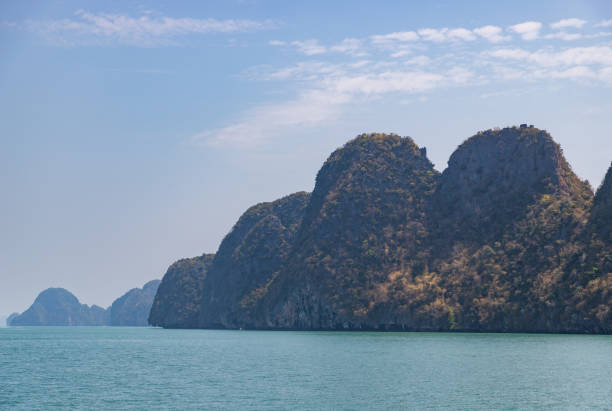 A picture of the Ao Phang Nga National Park islands.