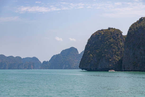 A picture of the Ao Phang Nga National Park islands.