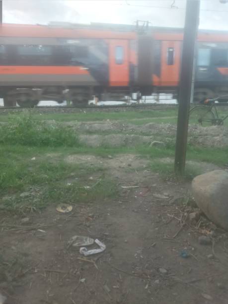 istock Photo of a raning train India 2162723578
