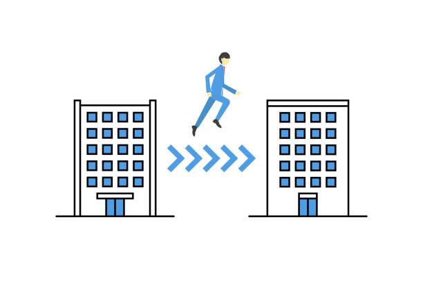istock llustration of businessman being transferred 2162727516