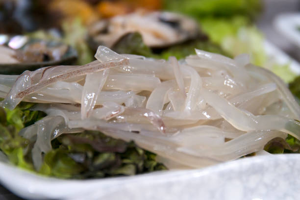istock Squid sashimi on the plate 2162728978