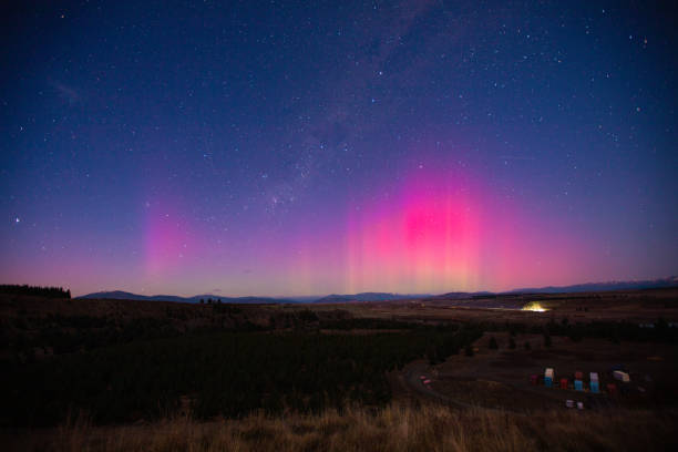 istock Aurora in Lake Tekapo 2162730395