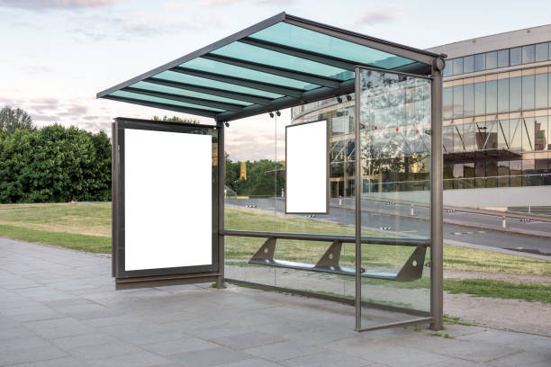 istock Two Mockups Of Bus Stop Advertising Billboards 2162735144