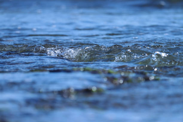 istock Blue ocean water. Selective focus. Water background. 2162736435