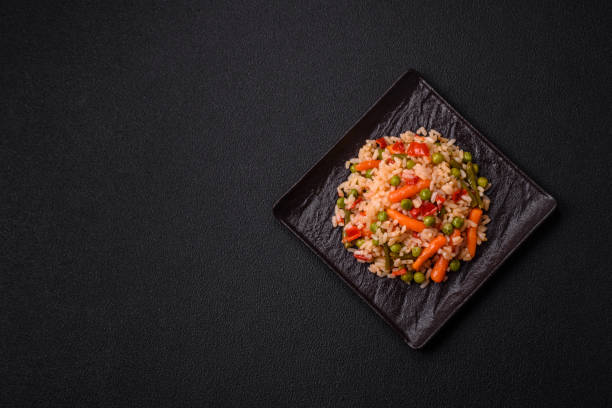 Italian risotto w asparagus a baby lobster.