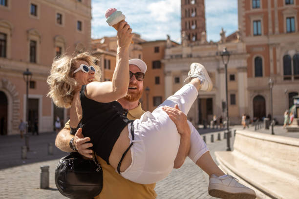 istock A mature couple sightseeing in Rome 2162759968