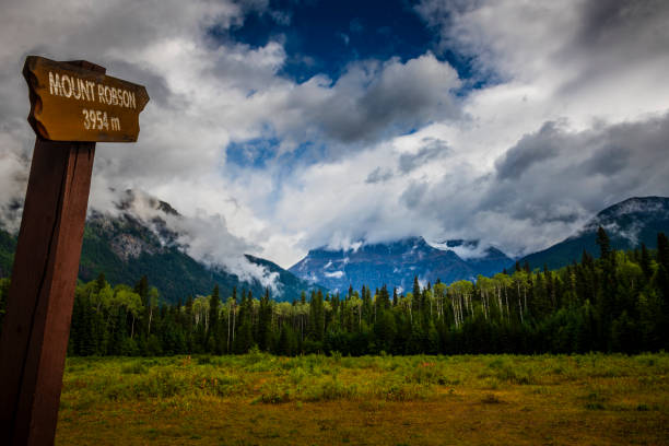 Mount Robson Provincial Park in Alberta in Canada