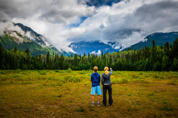 Mount Robson Provincial Park in Alberta in Canada