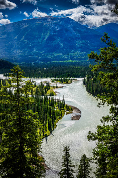 istock winding river in Alberta in Canada 2162762688