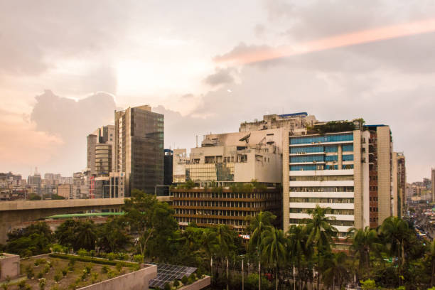 istock Sunset over Kawran Bazar, Dhaka 2162767877