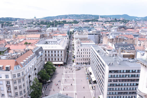 istock View Towards Buda Castle from the Tower of St. Stephen's Basilica 2162768226