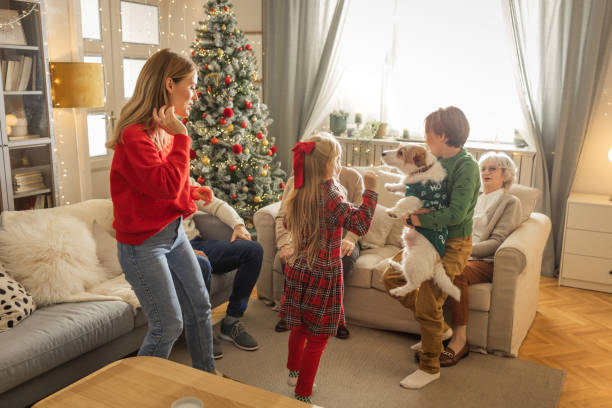 istock Christmas with family 2162770857