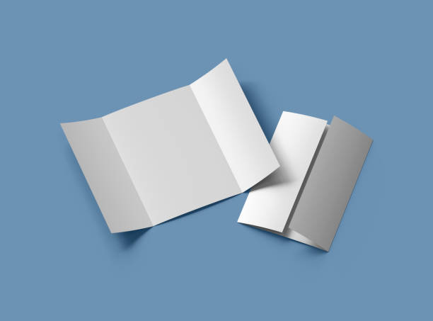 istock Customizable A4 Gate Fold Brochure Mockup to present your design. 3d render 2162781611