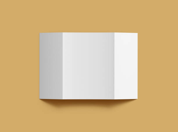 istock Blank Letter Gate Fold Brochure 8.5x11 inc 3d render to present your design. 2162781653