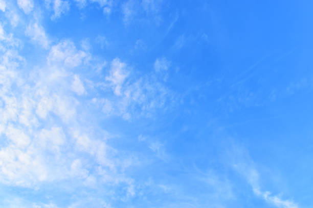 istock beautiful blue sky with white cloud, natural background in springtime 2162783813