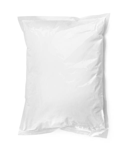 istock transparent plastic bag of flour, 2162790871