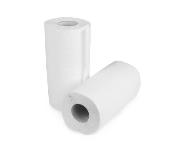 istock White paper towel rolls 2162792228
