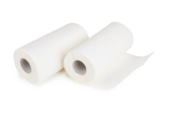 istock White paper towel rolls 2162792239