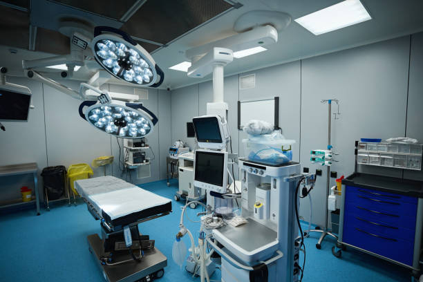 istock Modern operating room with equipment and medical devices 2162795282