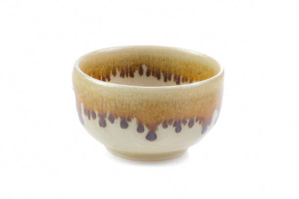istock Ceramic bowl close up on white background. 2162797033