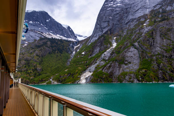 istock Cliffside view from cruise ship in Alaska 2162811182