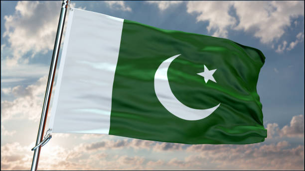 istock Pakistan flag background realistic waving in the wind 8K 2162820910