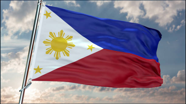 istock Philippines flag background realistic waving in the wind 8K 2162821149