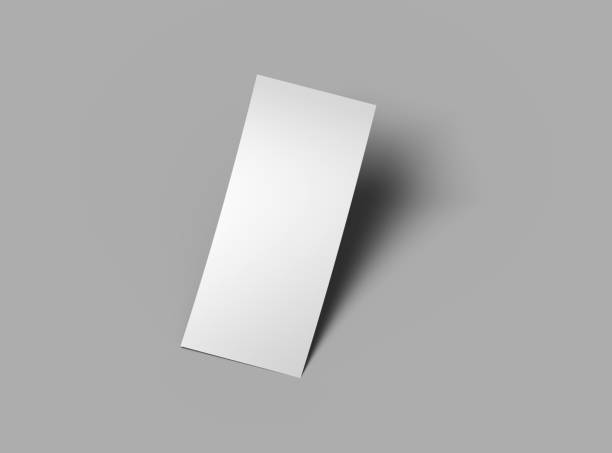 istock Rack Card Sized 4x9 inc flyer render to present your design. 2162829050