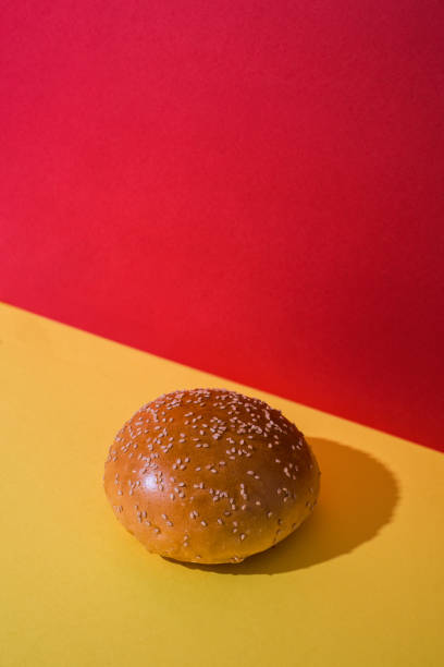 istock Still life of a hamburger bun. Copy space. 2162830194